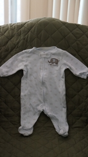 Carter's One Piece - I Love Mommy Elephants - 3mos